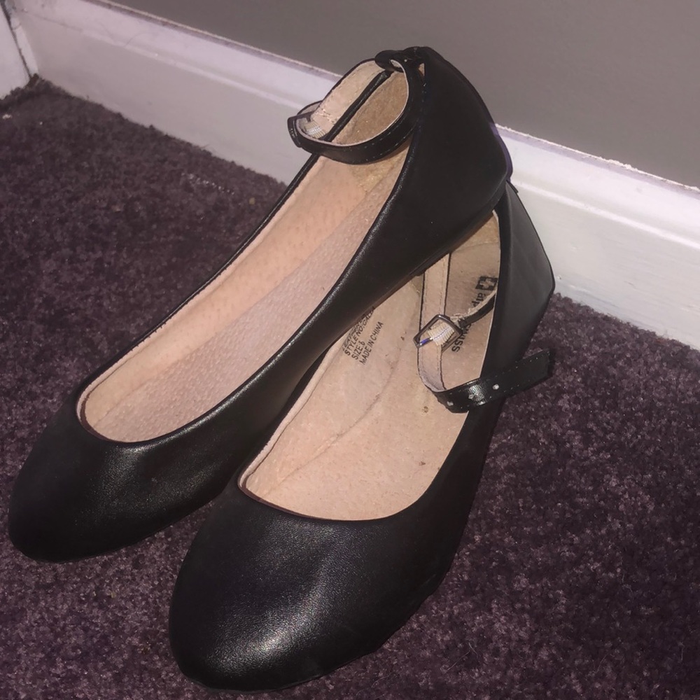 alpine swiss black flats